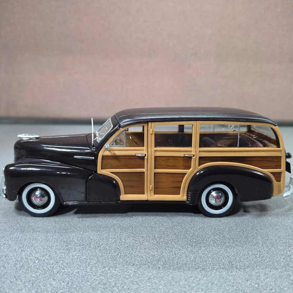 Chevrolet 1948 Woody Wagon Model Unisex OS Black Excellent Fleetmaster Diecast